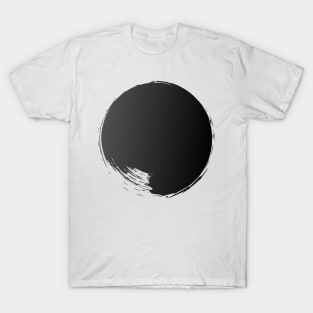 Infinite #1 Black on White Digital Art T-Shirt